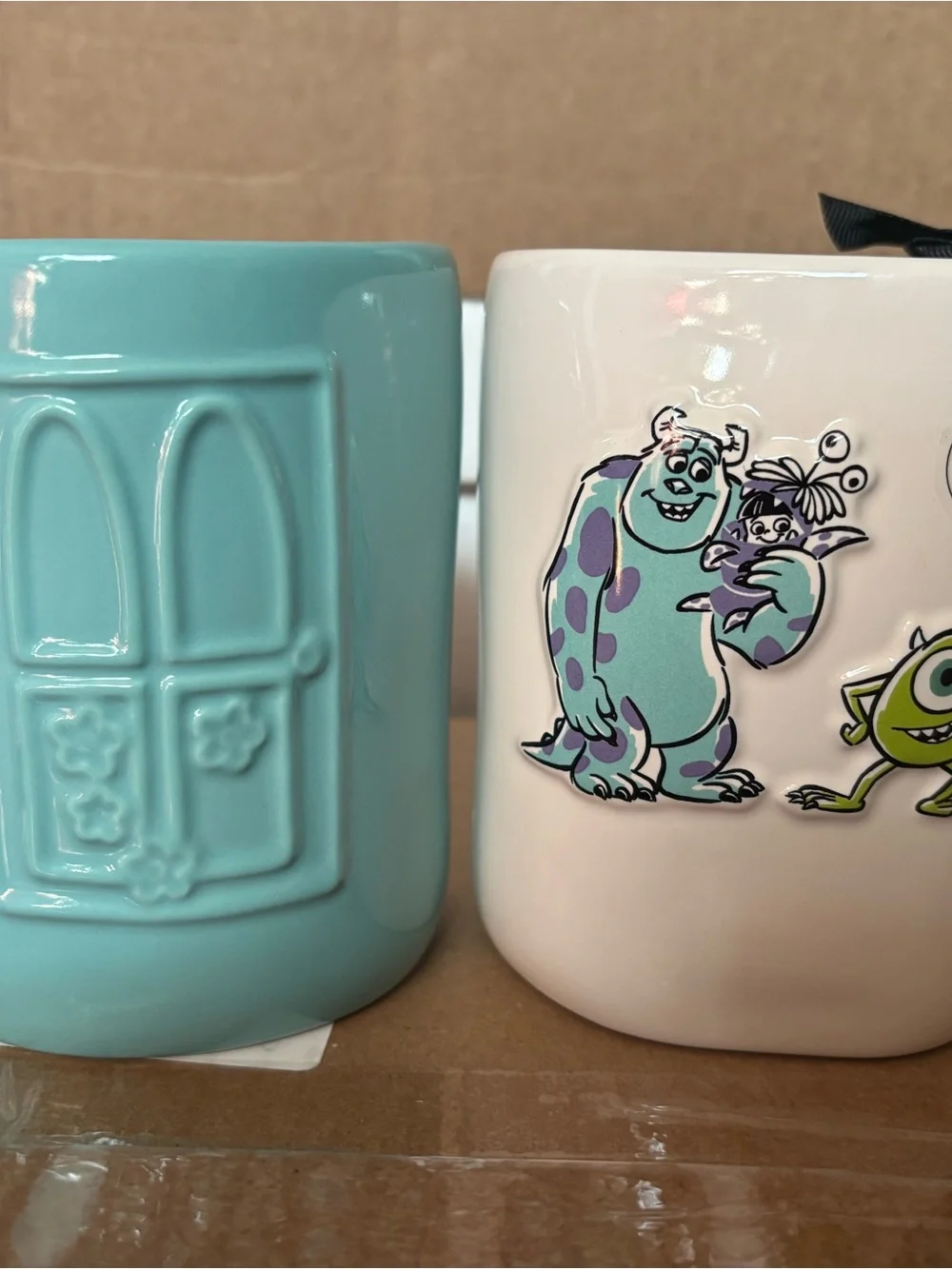 Rae Dunn Aqua Monsters Inc. Ceramic Accent Mug